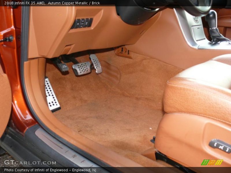 Autumn Copper Metallic / Brick 2008 Infiniti FX 35 AWD