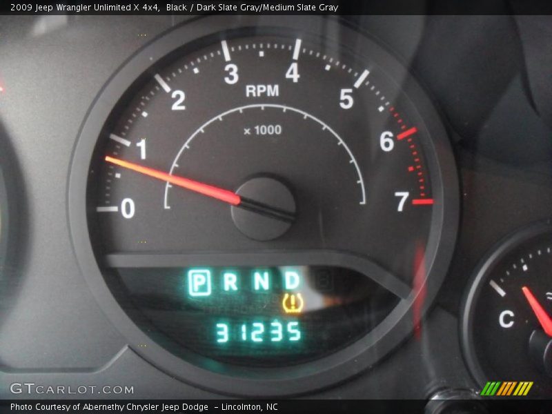 Black / Dark Slate Gray/Medium Slate Gray 2009 Jeep Wrangler Unlimited X 4x4