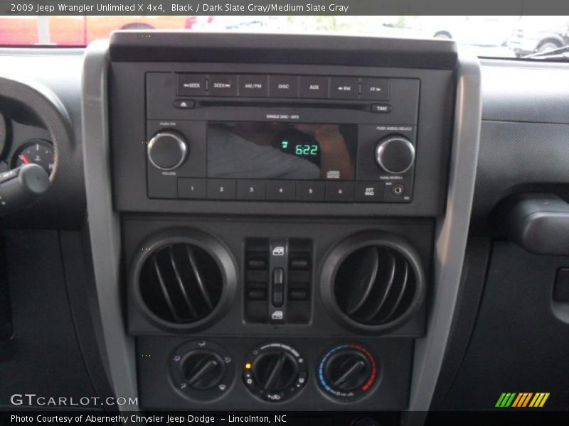 Black / Dark Slate Gray/Medium Slate Gray 2009 Jeep Wrangler Unlimited X 4x4