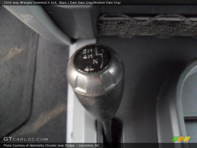 Black / Dark Slate Gray/Medium Slate Gray 2009 Jeep Wrangler Unlimited X 4x4