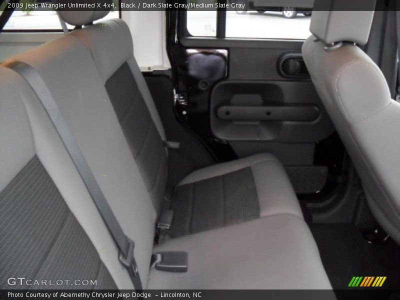 Black / Dark Slate Gray/Medium Slate Gray 2009 Jeep Wrangler Unlimited X 4x4