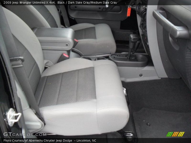 Black / Dark Slate Gray/Medium Slate Gray 2009 Jeep Wrangler Unlimited X 4x4