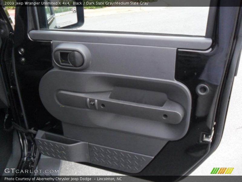 Black / Dark Slate Gray/Medium Slate Gray 2009 Jeep Wrangler Unlimited X 4x4