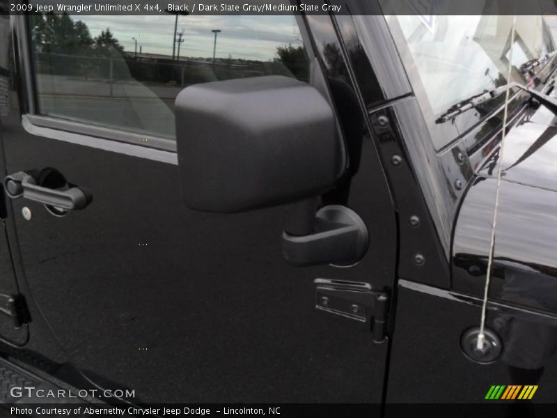 Black / Dark Slate Gray/Medium Slate Gray 2009 Jeep Wrangler Unlimited X 4x4