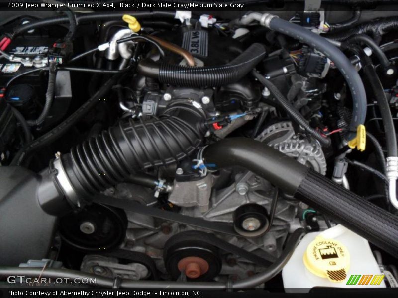 Black / Dark Slate Gray/Medium Slate Gray 2009 Jeep Wrangler Unlimited X 4x4