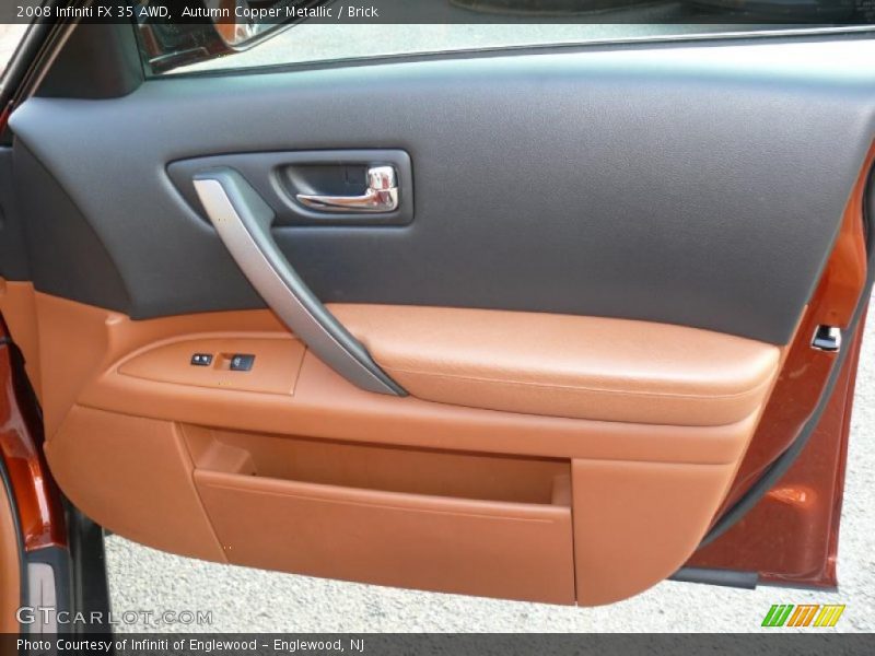 Autumn Copper Metallic / Brick 2008 Infiniti FX 35 AWD