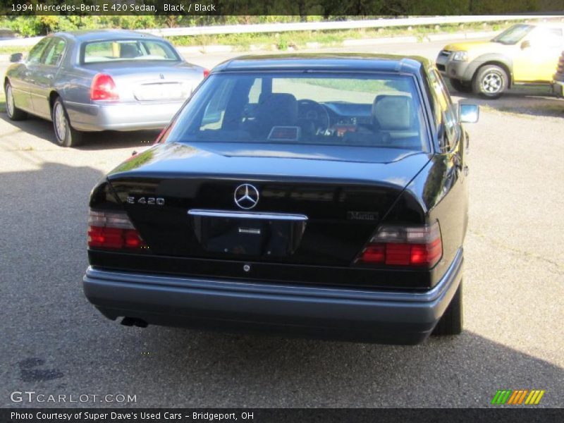 Black / Black 1994 Mercedes-Benz E 420 Sedan