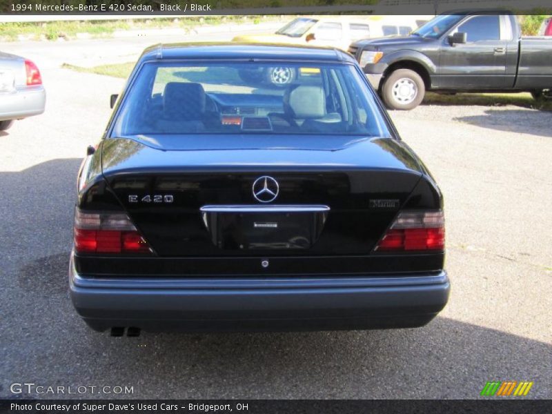 Black / Black 1994 Mercedes-Benz E 420 Sedan