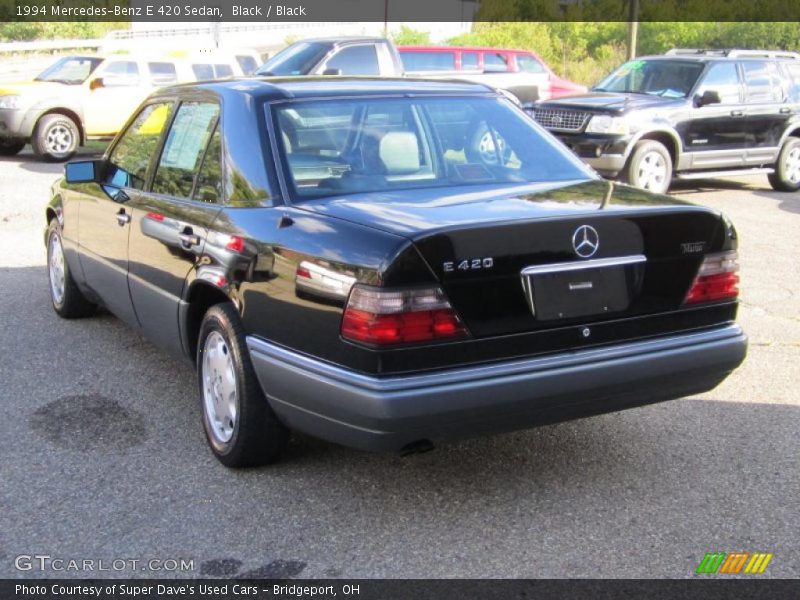 Black / Black 1994 Mercedes-Benz E 420 Sedan