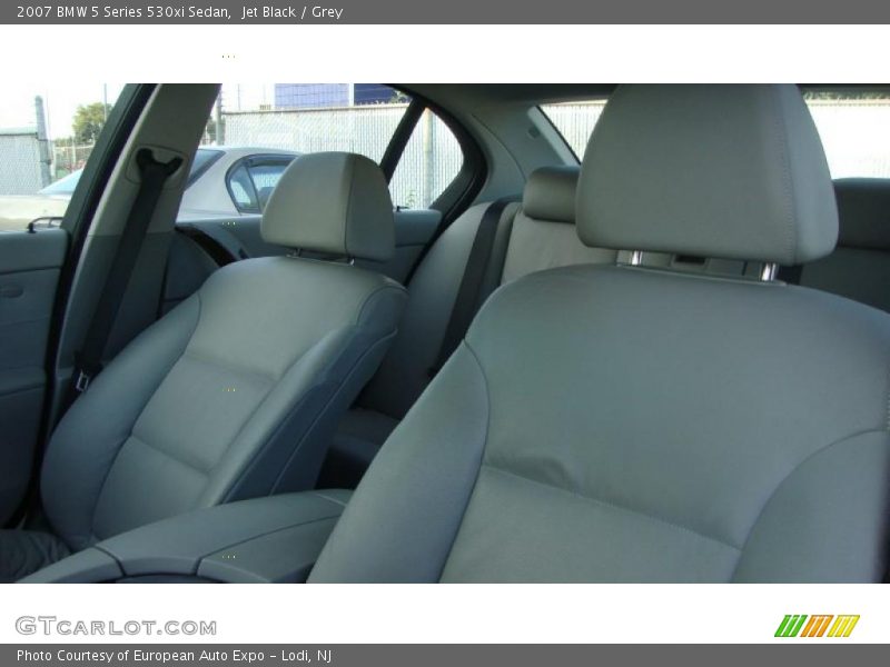 Jet Black / Grey 2007 BMW 5 Series 530xi Sedan