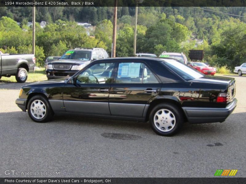 Black / Black 1994 Mercedes-Benz E 420 Sedan