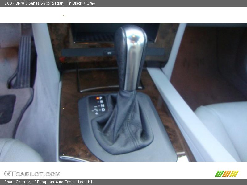 Jet Black / Grey 2007 BMW 5 Series 530xi Sedan