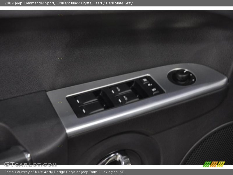 Brilliant Black Crystal Pearl / Dark Slate Gray 2009 Jeep Commander Sport