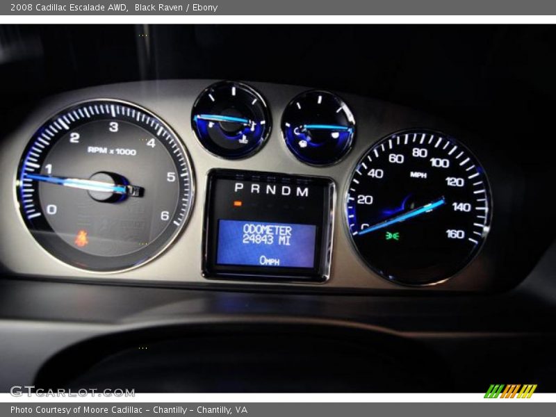 Black Raven / Ebony 2008 Cadillac Escalade AWD