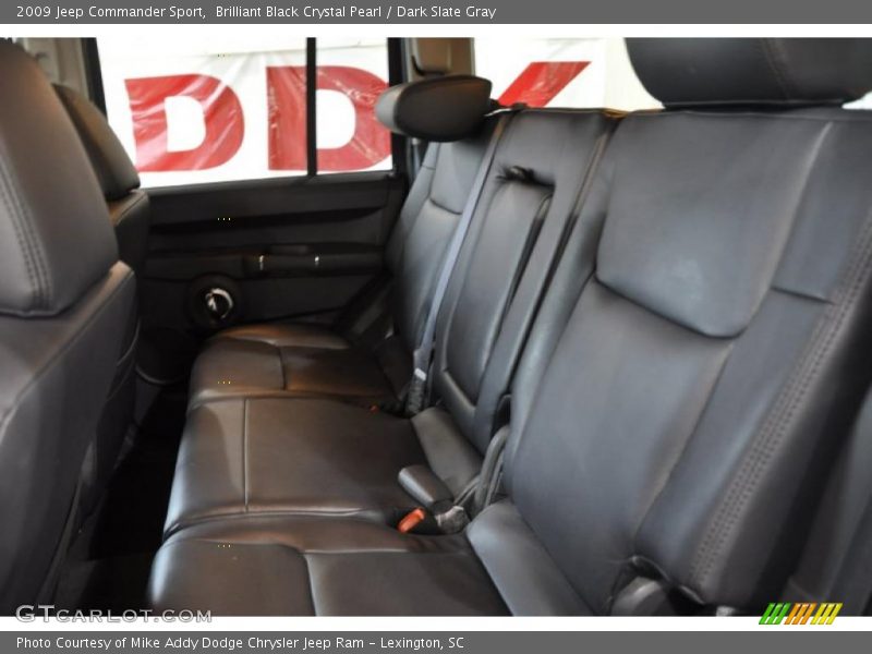 Brilliant Black Crystal Pearl / Dark Slate Gray 2009 Jeep Commander Sport