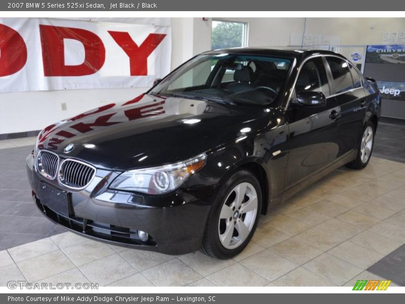 Jet Black / Black 2007 BMW 5 Series 525xi Sedan