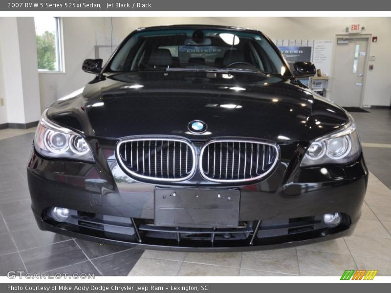 Jet Black / Black 2007 BMW 5 Series 525xi Sedan