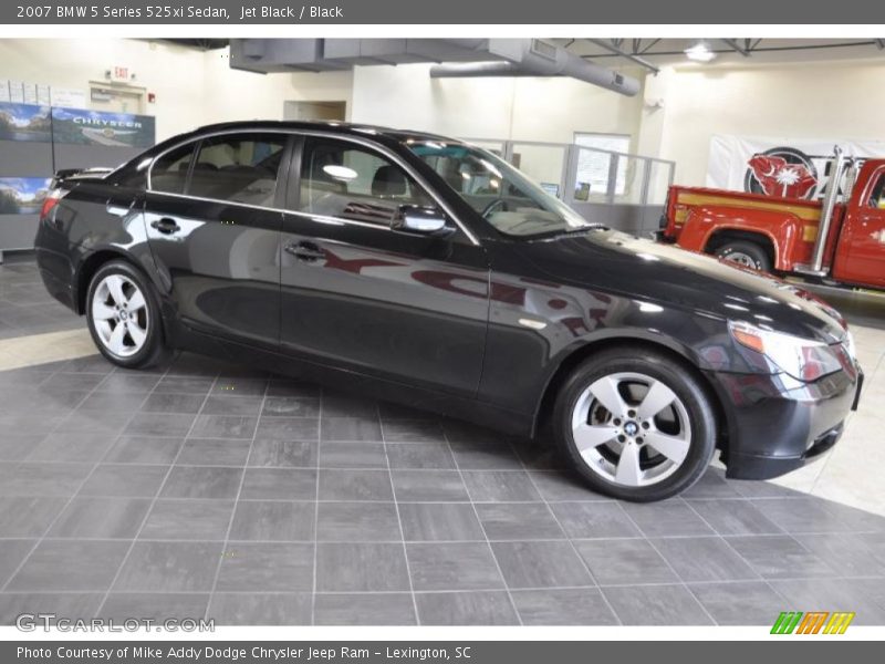 Jet Black / Black 2007 BMW 5 Series 525xi Sedan
