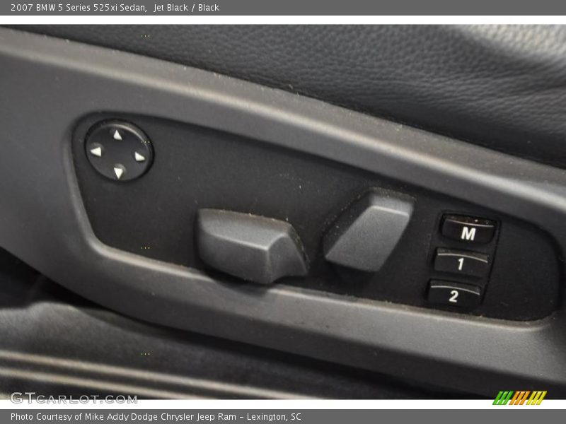 Jet Black / Black 2007 BMW 5 Series 525xi Sedan