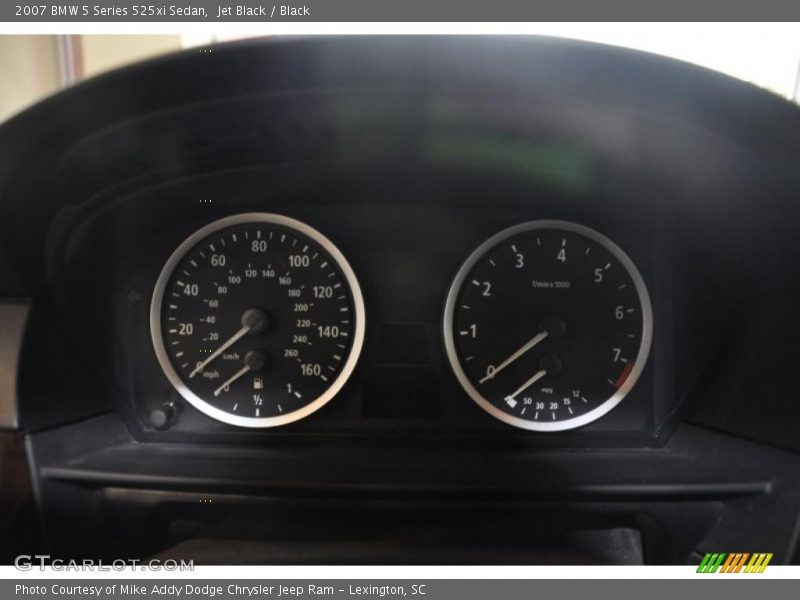 Jet Black / Black 2007 BMW 5 Series 525xi Sedan