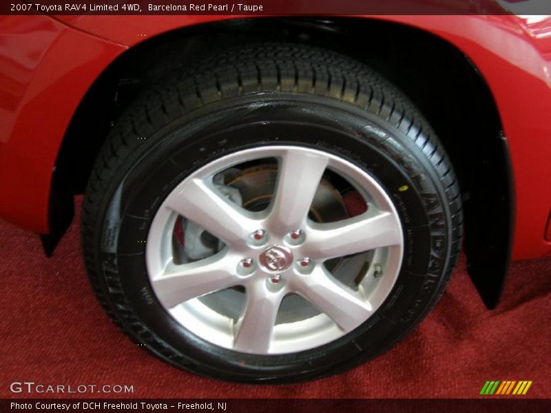 Barcelona Red Pearl / Taupe 2007 Toyota RAV4 Limited 4WD