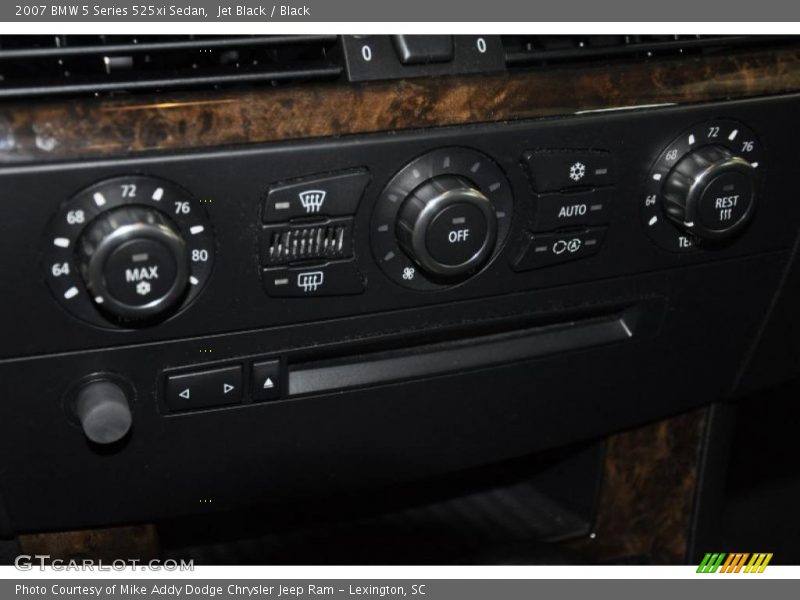 Jet Black / Black 2007 BMW 5 Series 525xi Sedan