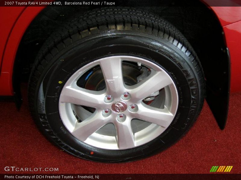 Barcelona Red Pearl / Taupe 2007 Toyota RAV4 Limited 4WD