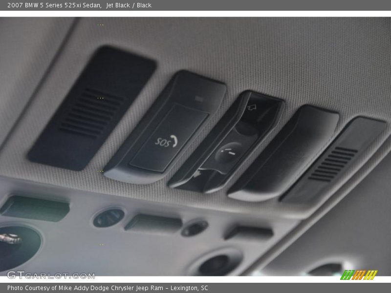 Jet Black / Black 2007 BMW 5 Series 525xi Sedan