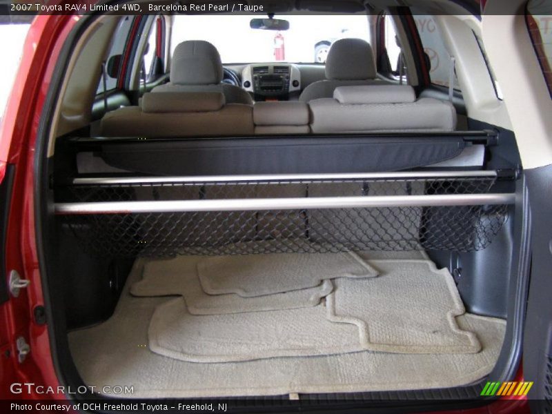 Barcelona Red Pearl / Taupe 2007 Toyota RAV4 Limited 4WD