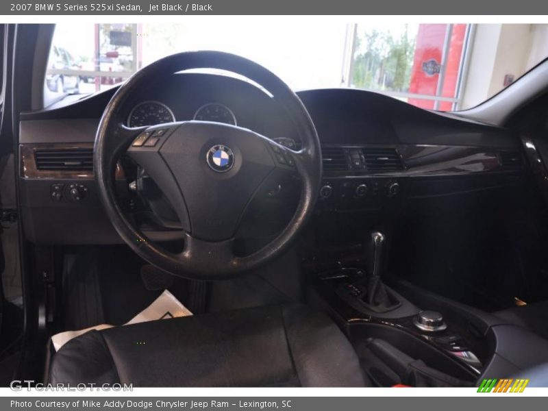 Jet Black / Black 2007 BMW 5 Series 525xi Sedan