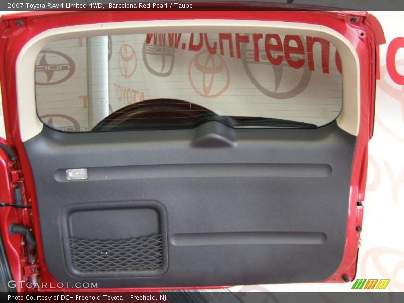 Barcelona Red Pearl / Taupe 2007 Toyota RAV4 Limited 4WD