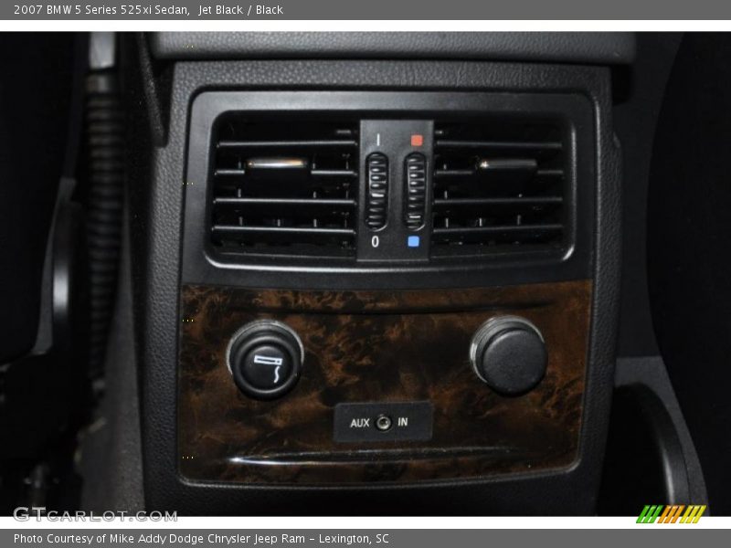 Jet Black / Black 2007 BMW 5 Series 525xi Sedan