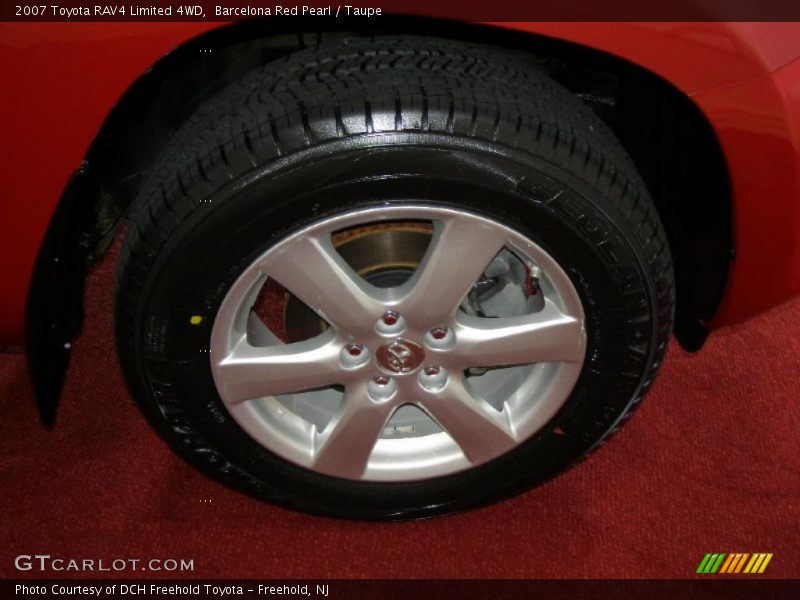 Barcelona Red Pearl / Taupe 2007 Toyota RAV4 Limited 4WD