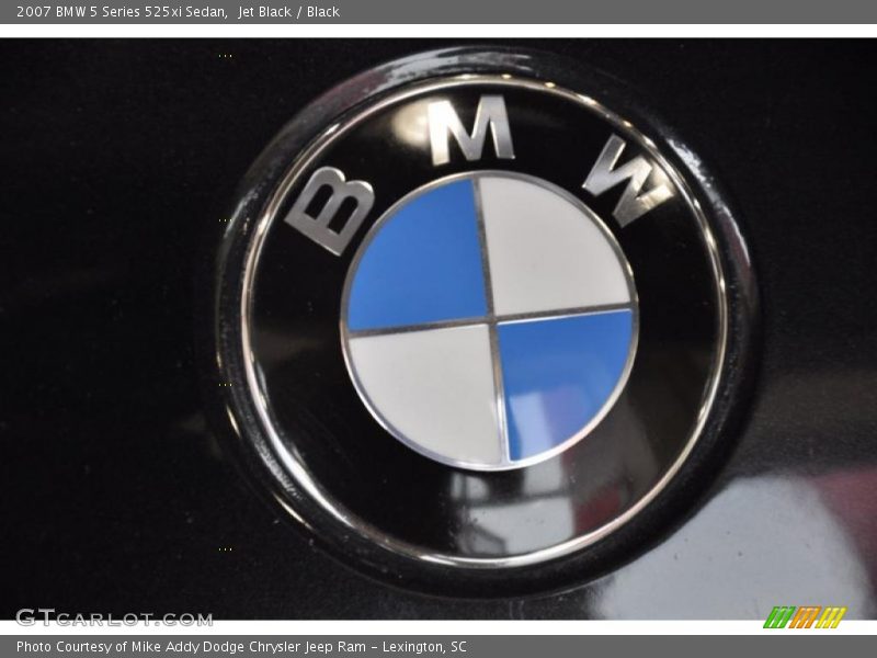 Jet Black / Black 2007 BMW 5 Series 525xi Sedan