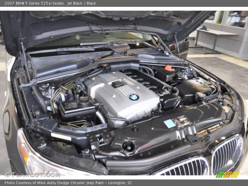Jet Black / Black 2007 BMW 5 Series 525xi Sedan