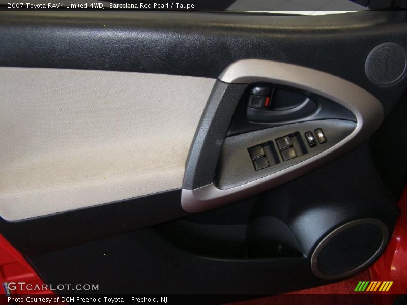Barcelona Red Pearl / Taupe 2007 Toyota RAV4 Limited 4WD