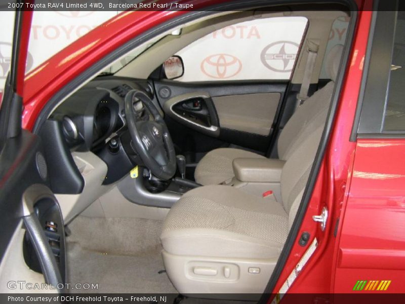 Barcelona Red Pearl / Taupe 2007 Toyota RAV4 Limited 4WD