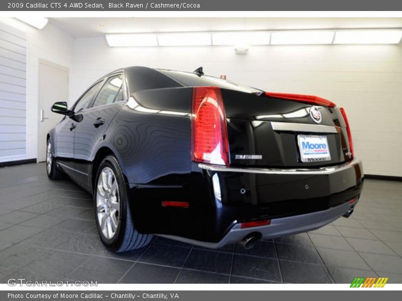 Black Raven / Cashmere/Cocoa 2009 Cadillac CTS 4 AWD Sedan