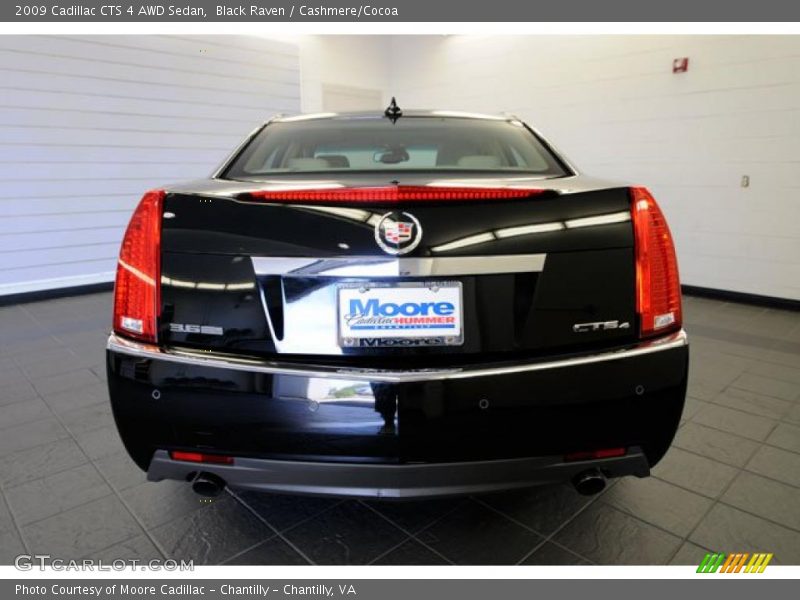 Black Raven / Cashmere/Cocoa 2009 Cadillac CTS 4 AWD Sedan