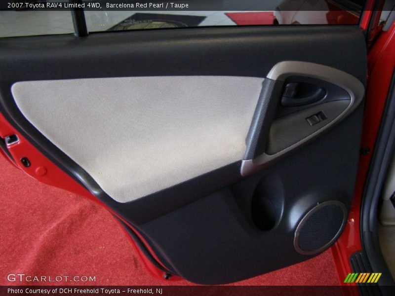 Barcelona Red Pearl / Taupe 2007 Toyota RAV4 Limited 4WD