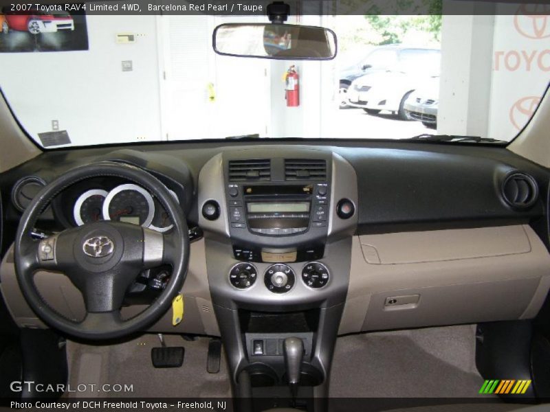 Barcelona Red Pearl / Taupe 2007 Toyota RAV4 Limited 4WD