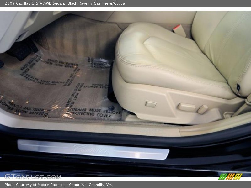 Black Raven / Cashmere/Cocoa 2009 Cadillac CTS 4 AWD Sedan