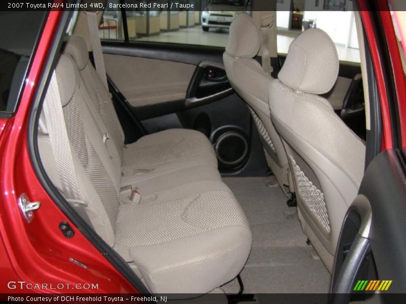 Barcelona Red Pearl / Taupe 2007 Toyota RAV4 Limited 4WD