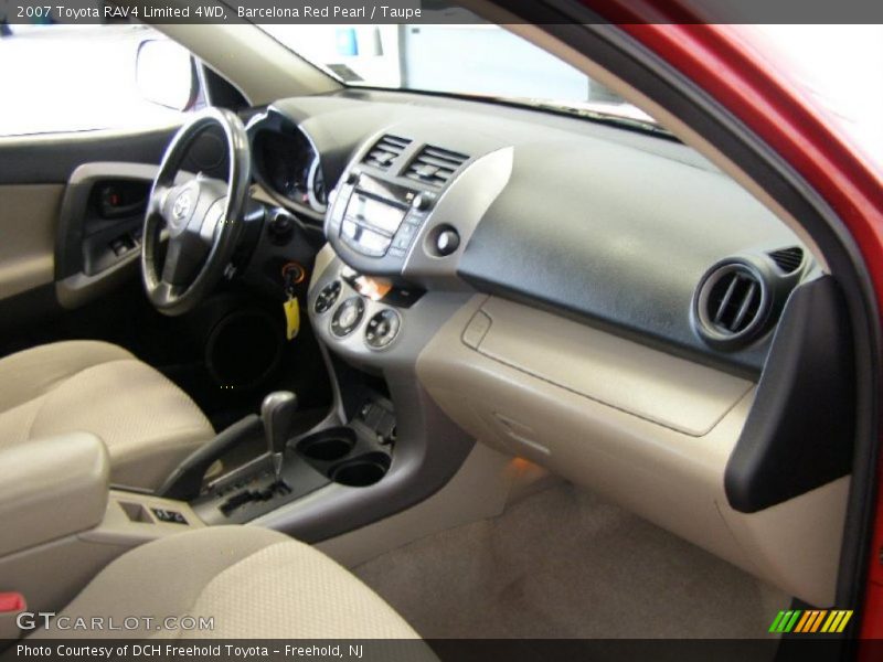 Barcelona Red Pearl / Taupe 2007 Toyota RAV4 Limited 4WD