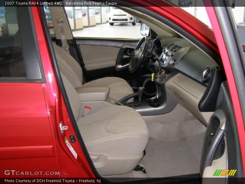 Barcelona Red Pearl / Taupe 2007 Toyota RAV4 Limited 4WD