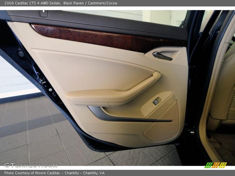 Black Raven / Cashmere/Cocoa 2009 Cadillac CTS 4 AWD Sedan