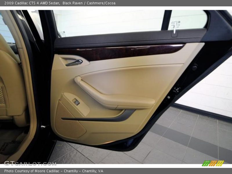 Black Raven / Cashmere/Cocoa 2009 Cadillac CTS 4 AWD Sedan