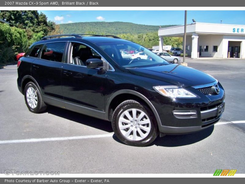 Brilliant Black / Black 2007 Mazda CX-9 Sport AWD