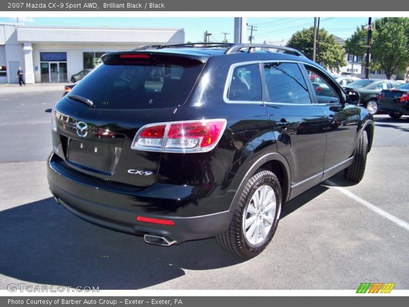 Brilliant Black / Black 2007 Mazda CX-9 Sport AWD