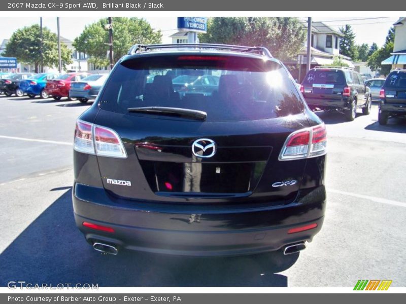 Brilliant Black / Black 2007 Mazda CX-9 Sport AWD